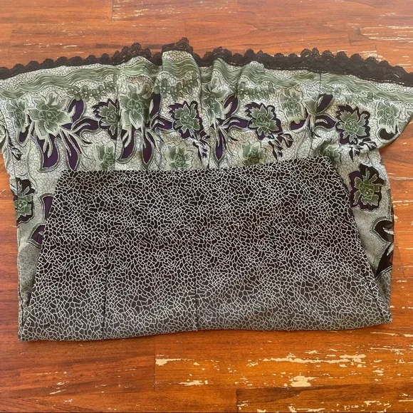 SOLD——ZASHI Floral Lace Long Skirt - Picture 5 of 11